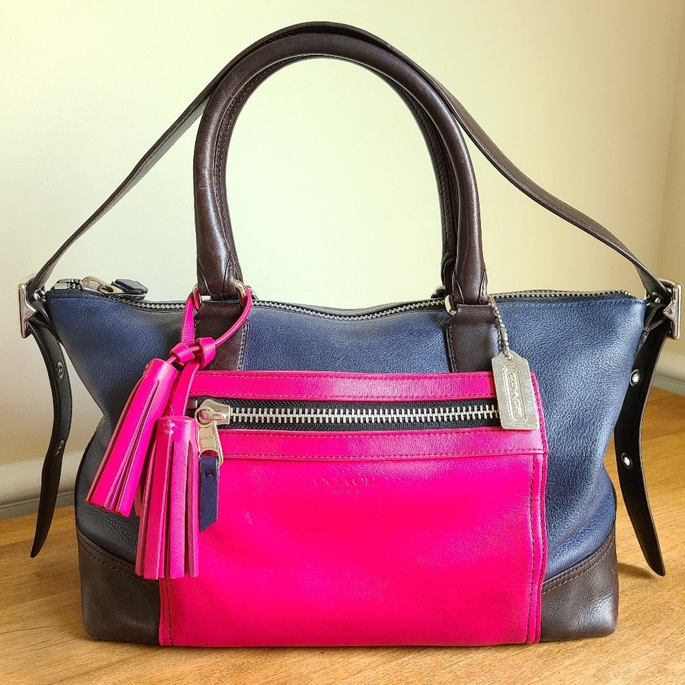 COACH leather satchel